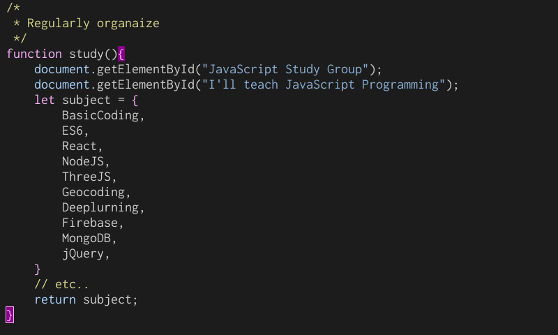 JavaScript Study Session